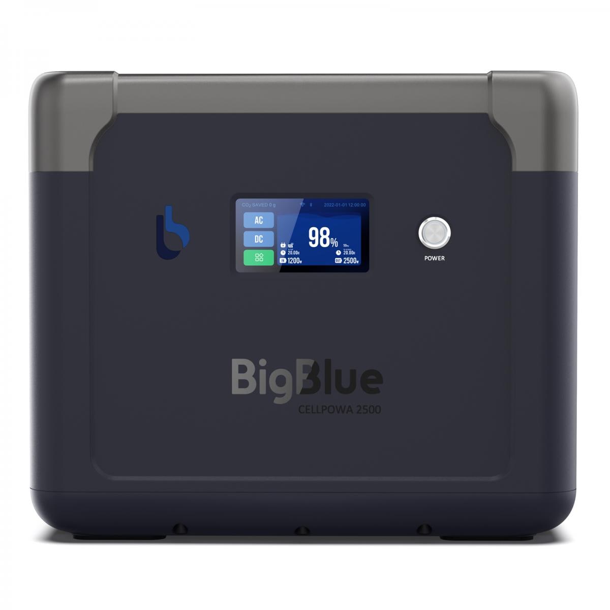 Bigblue リン酸鉄 ポータブル電源 Cellpowa2500 1843Wh 576000mAh 2500W CP2500 パススルー 非常用バッテリー 停電 家庭用