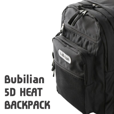 [BUBILIAN] 5D HEAT BACKPACK / Black / 韓国ストリートブランド/韓国と日本のベストセラーバッグ