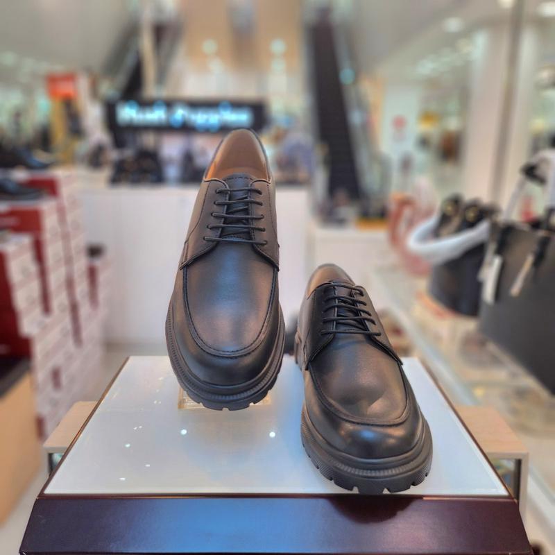 男性 足に優しい軽量コンフォート クラシックなマットダービーシューズ 3M26509-A_CA