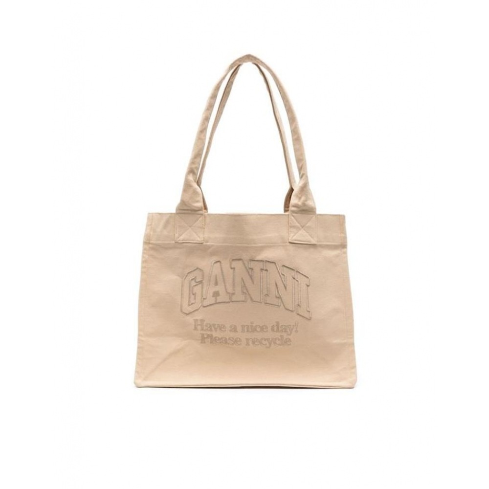 国産 24SS ガニ A5575/クリームラージキャンバストートバッグ