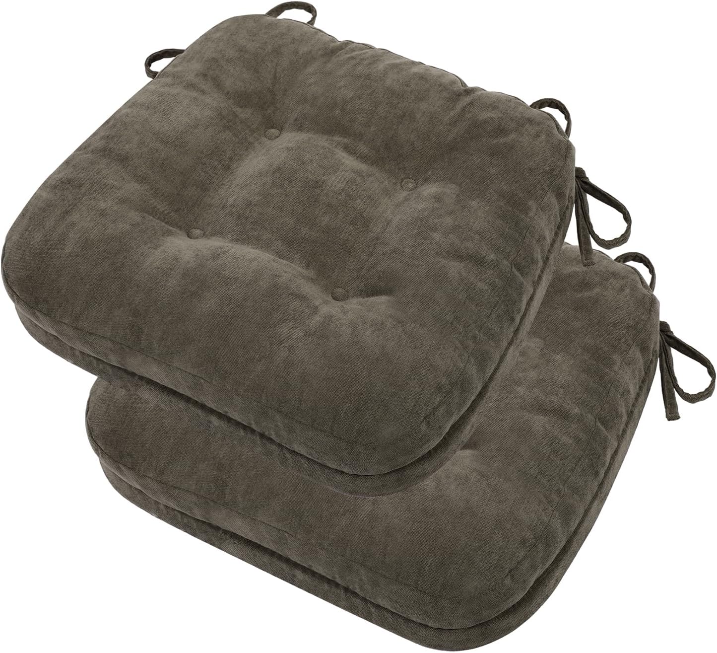 TanYoo 座布団 クッション 椅子用クッション 厚め7cm 低反発+高反発 二層構造 ざぶとん 椅子クッション 低反発クッション チェアクッション フロアクッション 高反発座布団 馬蹄型座布団 滑