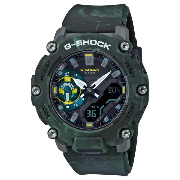腕時計 G-SHOCK ジーショック GA-2200MFR-3AJF メンズ アナデジ ブラック グリーン カモフラージュ CASIO カシオ 国内正規品