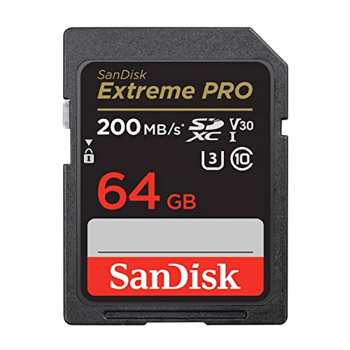 【 サンディスク 正規品 】 SanDisk SDカード 64GB SDXC Class10 UHS-I V30 読取最大200MB/s San