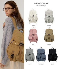 バックパック・リュック SOMEWHERE BUTTER. fle backpack caramel BACKPACK - SOMEWHERE BUTTER.