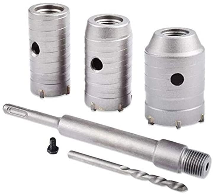 コンクリートホールソー ウォールホールソー 超硬 コアビット コアドリル コンロッド ハンマードリル 先端工具 先端ドリル 30 40 50x350mm( 30 40 50x350mm)