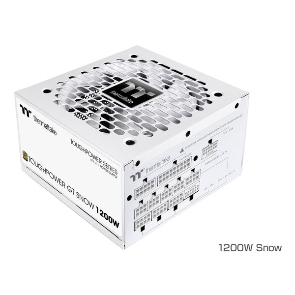 TOUGHPOWER GT/1200W ATX 3.1 Snow 電源ユニット 80PLUS GOLD PS-TPT-1200FNFAGJ-W