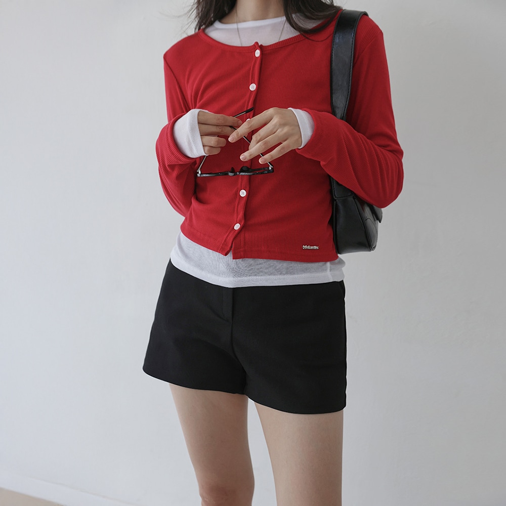 トロミーペンダントワイドネックゴルジカーディガン