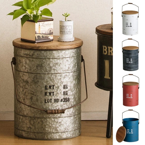 収納ボックス ドラム缶風 ボックススツール 椅子 小物入れ タブレビドン （ 収納 収納ケース イス