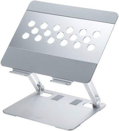 サンワサプライ ノートパソコン用アルミスタンド（角度・高さ調整タイプ） PDASTN58S