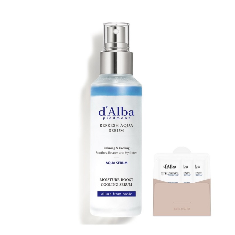 ホワイトトリュフリフレッシュ アクアセラム 150ml + エッセンス 日焼け止め 3ml x 3個プレゼント