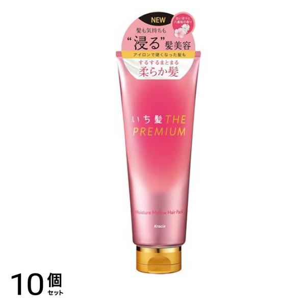 いち髪 THE PREMIUM プレミアム モイスチャーメロウヘアパック 洗い流すトリートメント 200g 10個セット