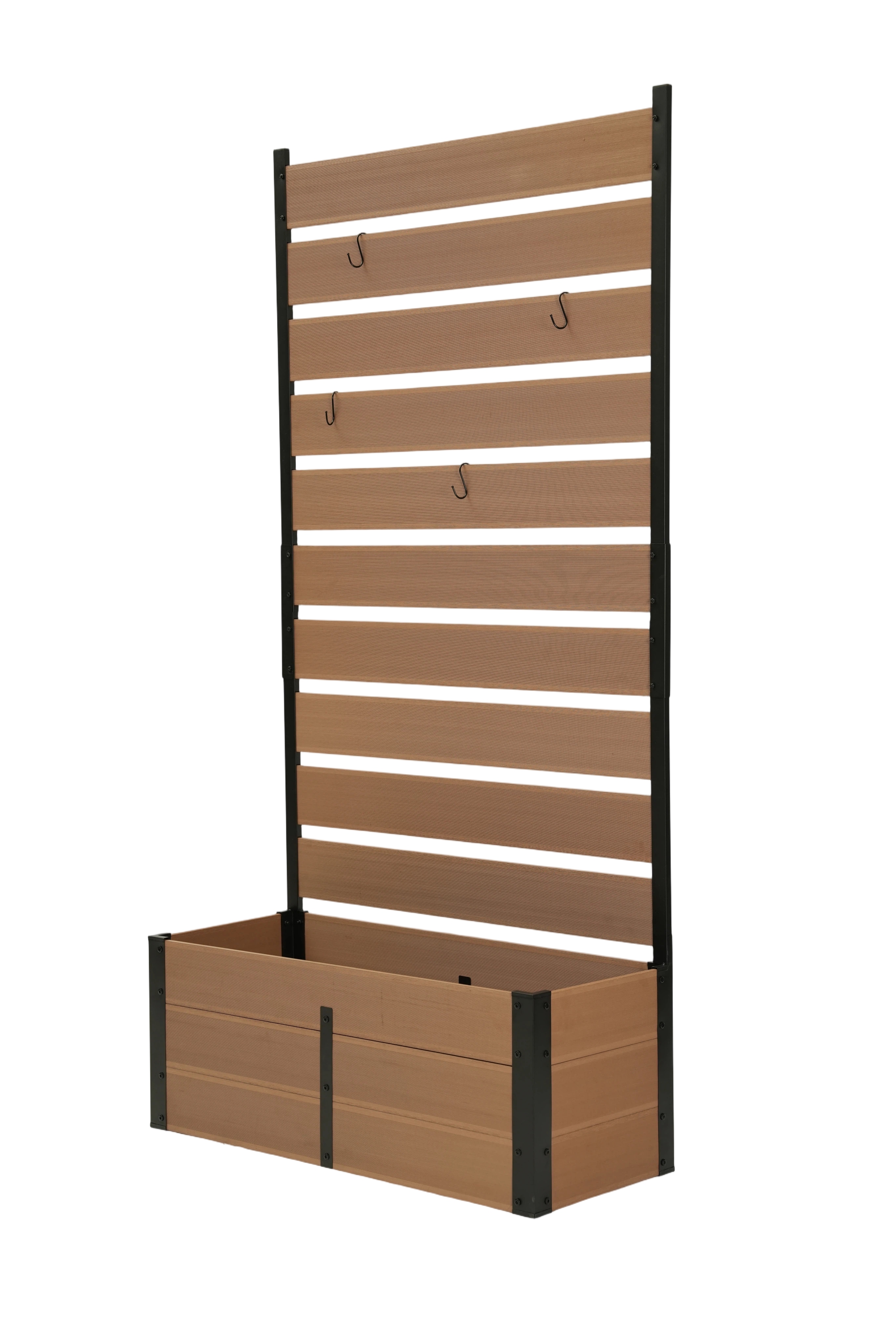 【国内出荷は送.料.無.料】【元SKU：N509P290566C ナチュラル 90×180cm】ウッドフェンス 目隠し フェンス ウッド 木製 人工木 ボーダーフェンス プランターフェンス ラティス