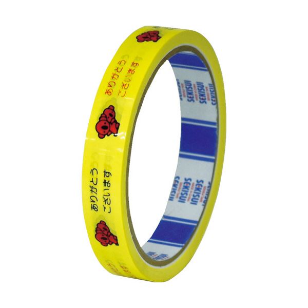 （まとめ）積水化学工業 まいどテープ15mmx25m 黄 C50X12 1巻[x30セット]