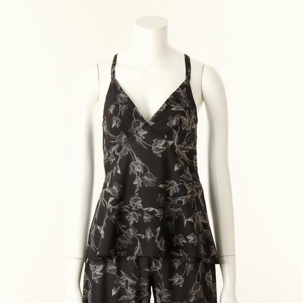 フラワーパターン 女性 デイウェア トップス スリップ ODW5955SG