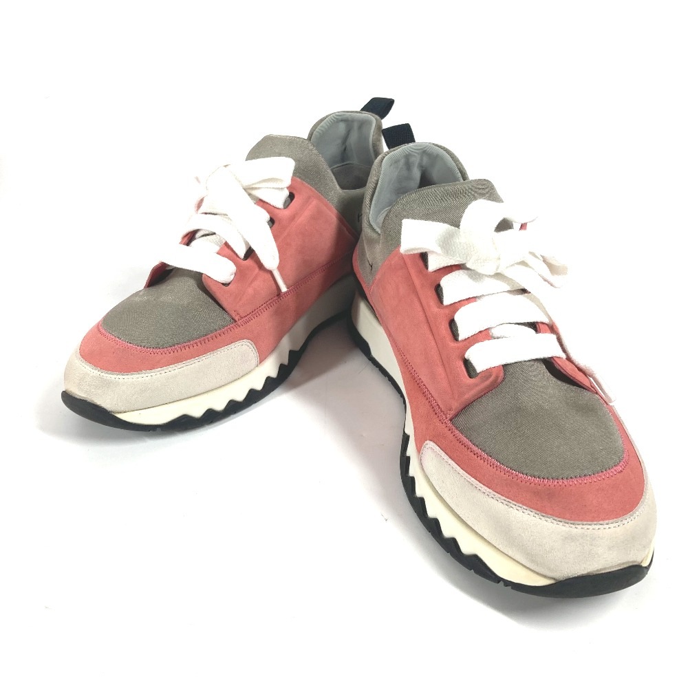 スニーカー スタジアム 靴 シューズ 紐 スエード ピンク