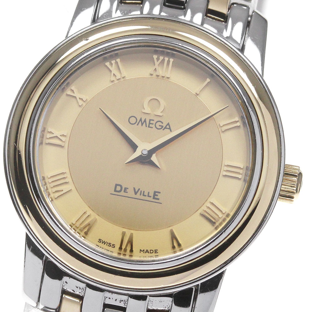 オメガ OMEGA 4370.12 デビル プレステージ クォーツ レディース _864565【中古】