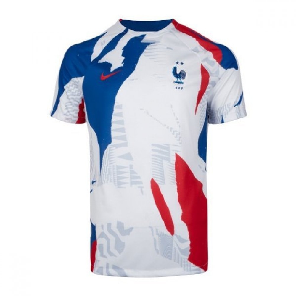 [Nike]ナイキバンパルティZQJ DM9548-100ナイキフランスドライフィットプリマッチ半袖トップ