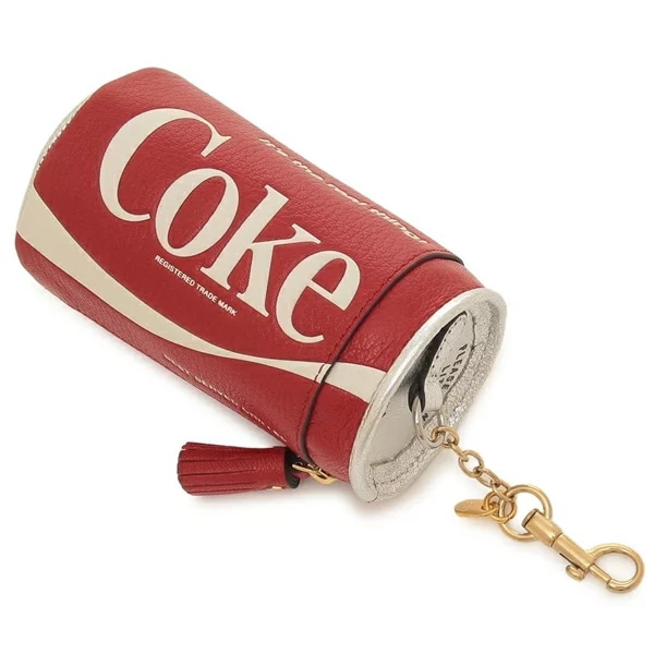 キーホルダー バッグチャーム コインパース レッド メンズ レディース ユニセックス ANYA HINDMARCH 5050925179546