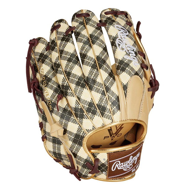 Rawlings ローリングス 軟式 HYPER TECH GRAPHIC -Tartan Check- 内野手用 サイズ 11.25 GR4FHTGN62-CAM グラブ グローブ 一般 野球