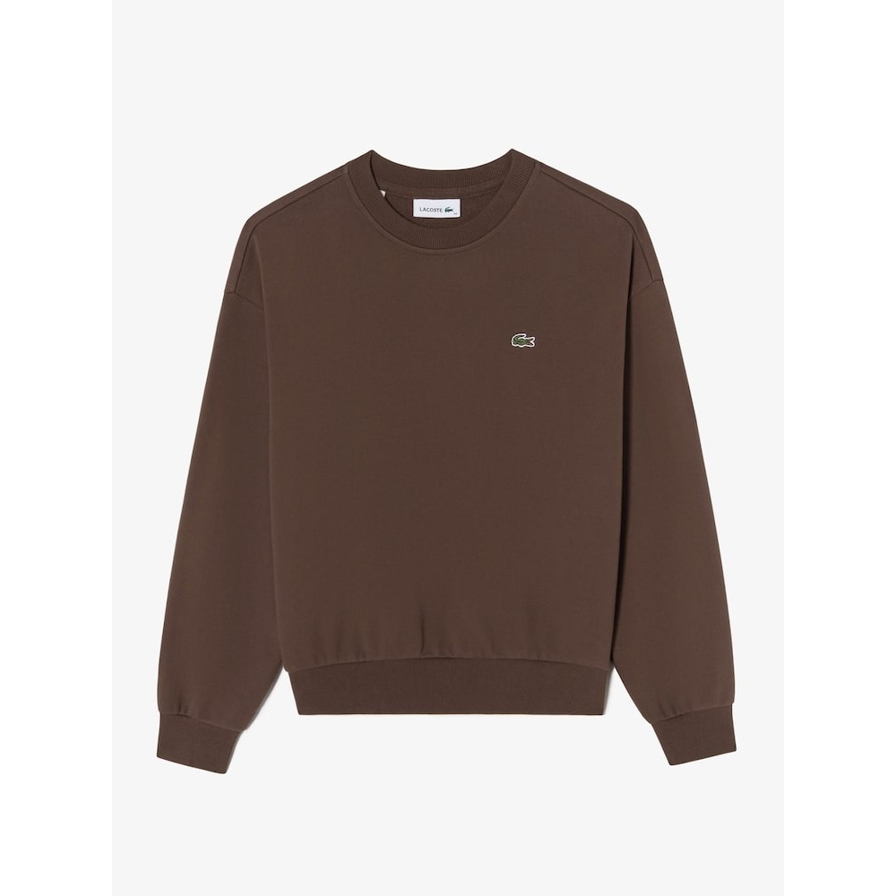 ラコステ女性用ベーシッククルーネックスウェットシャツ SF930E-54N BZD Q2NSF930E-54NBZD