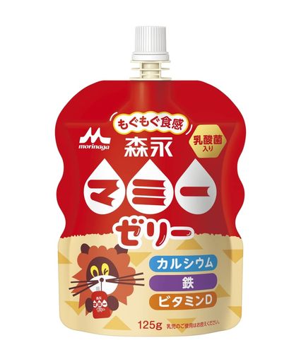 森永乳業 マミーゼリー (ケース販売 カルシウム 鉄 ビタミンD 乳酸菌) 125G×36個 3歳頃から