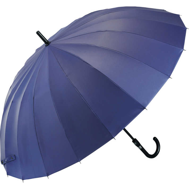 ウォーターフロント　長傘 富山サンダー 20本骨 ［雨傘 /65cm］ ナイトネイビー　U165-0890NV1-BI
