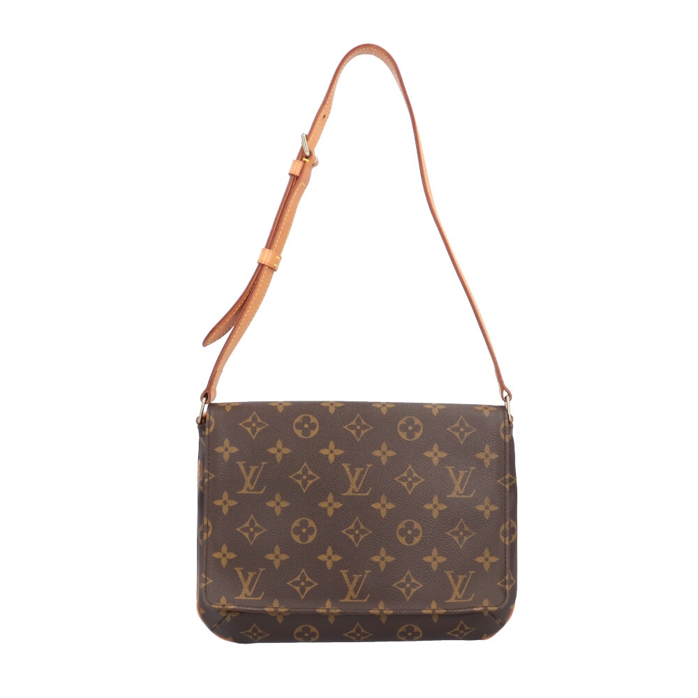 ルイヴィトン ミュゼットタンゴ ショート モノグラム ショルダーバッグ モノグラムキャンバス M51257 ブラウン LOUIS VUITTON 中古