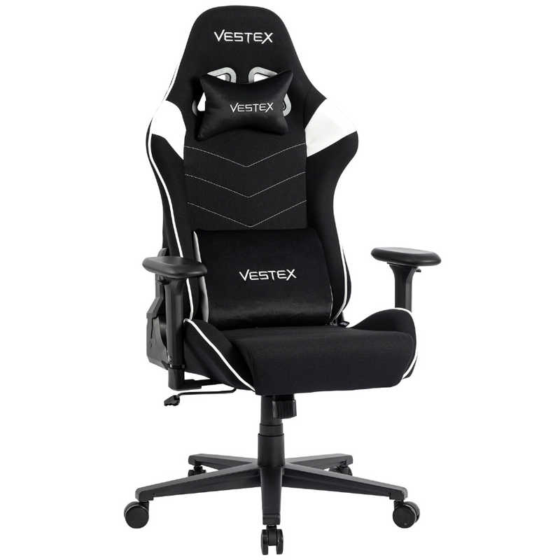 ルームワークス　ゲーミングチェア ［W720xD720xH1205～1275mm］ VESTEX S2シリーズ(フットレストなし) ホワイト　VES-S2WH