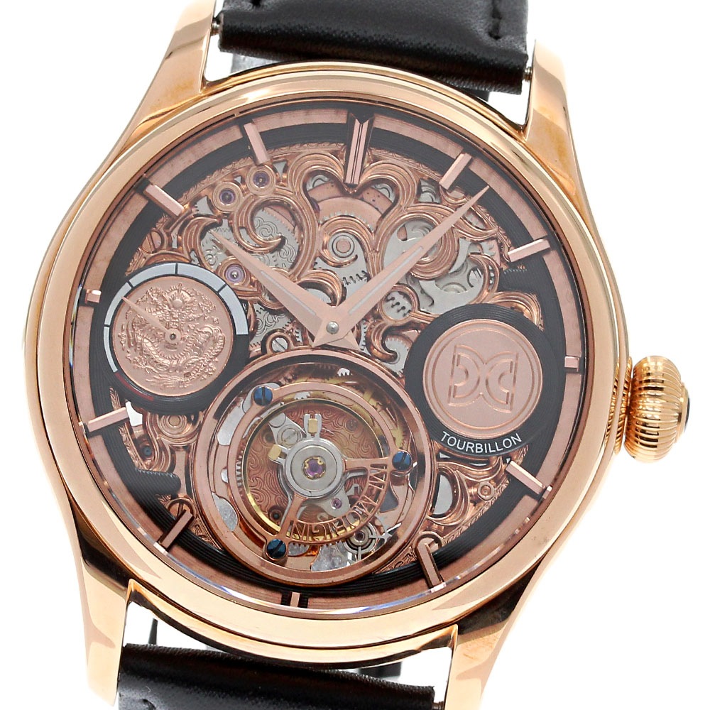 メモリジン MEMORIGIN MO1001G トゥールビヨン 手巻き メンズ 美品 _842428【中古】