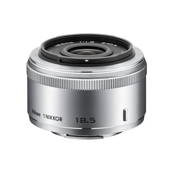 【中古】Nikon 単焦点レンズ 1 NIKKOR 18.5mm f/1.8 シルバー ニコンCXフォーマット専用