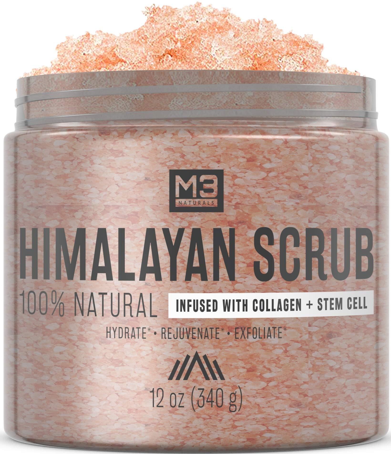 M3 Naturals Himalayan Salt Scrub Infused with Coll
