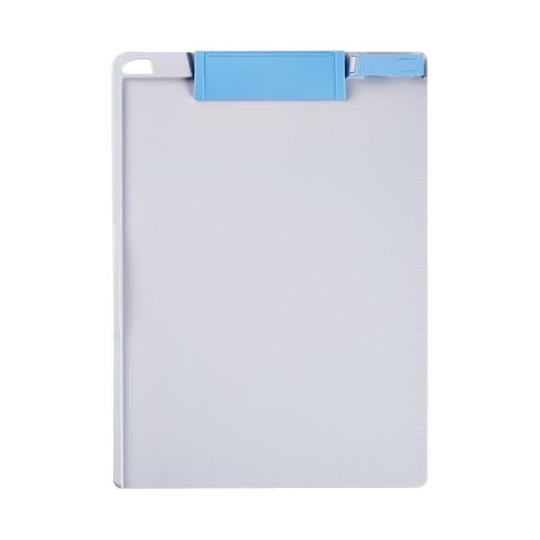 （まとめ）スマートバリュー クリップボード A4タテ ブルー D146J-5BL [x10セット]