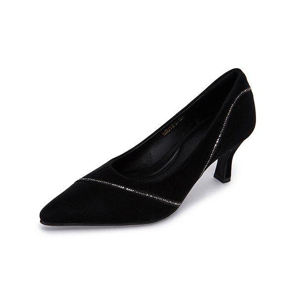 M.シャルル ジュエル スティレット パンプス ブラック 516523112IA