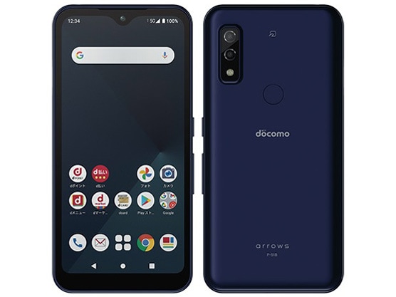 未使用 SIMフリー docomo arrows We F-51B ネイビー 本体のみ