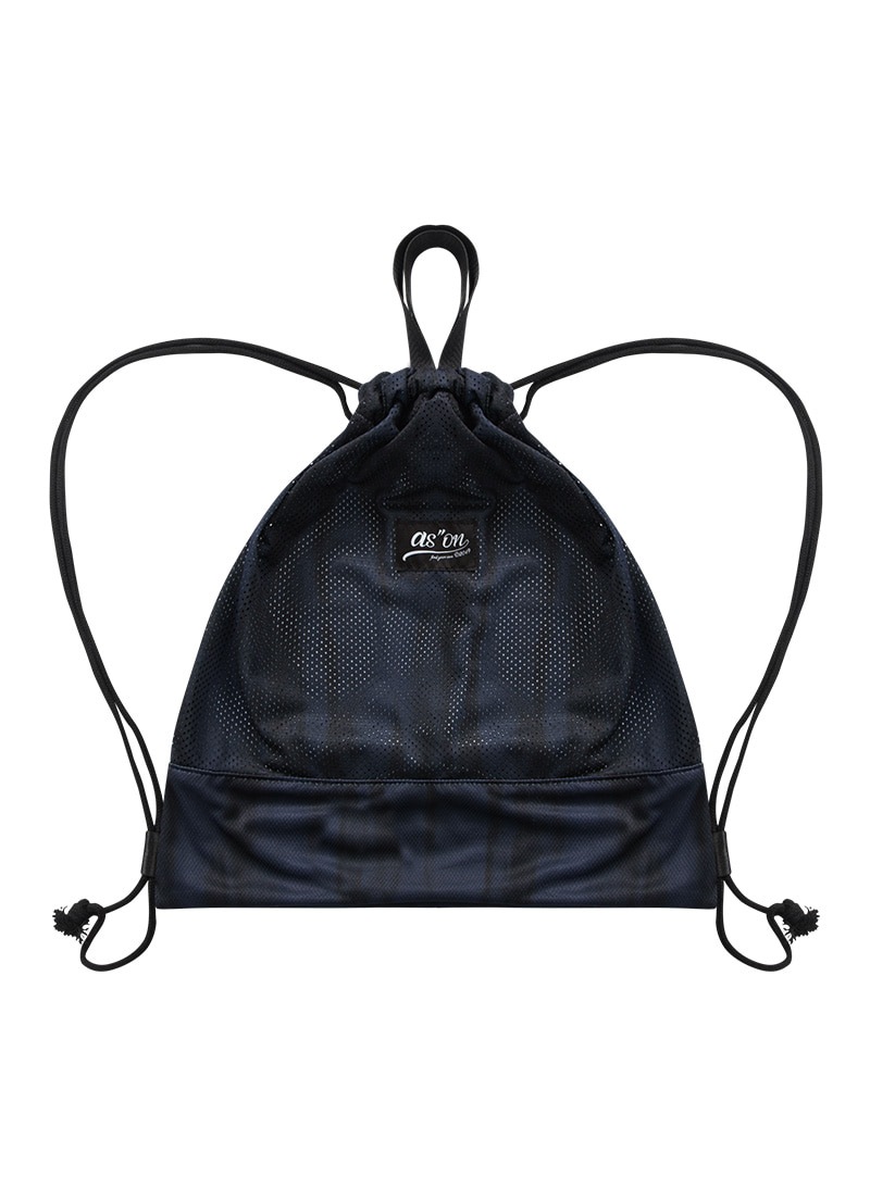【AS"ON】 DRAW STRING BAG / DARK NAVY 正規品