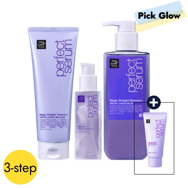 【NEW】[3 STEPセット]パーフェクトマジックストレート(シャンプー+トリートメント+ヘアセラム) トリートメント ヘアパック ヘアケア トリートメント ヘアクリーム 韓国　シャンプー