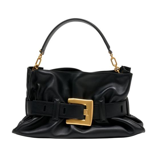 BALMAIN Women Messenger Bags HN1KK990LSAX 0PA black