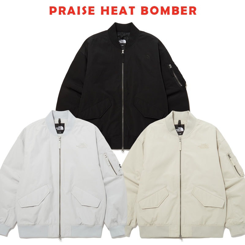 韓国正規品保証 関税負担なし NJ3NP53A PRAISE HEAT BOMBERデイリー 基本 着装 男子 女子 人気 韓国 ファッション 男女共用 アウトドア