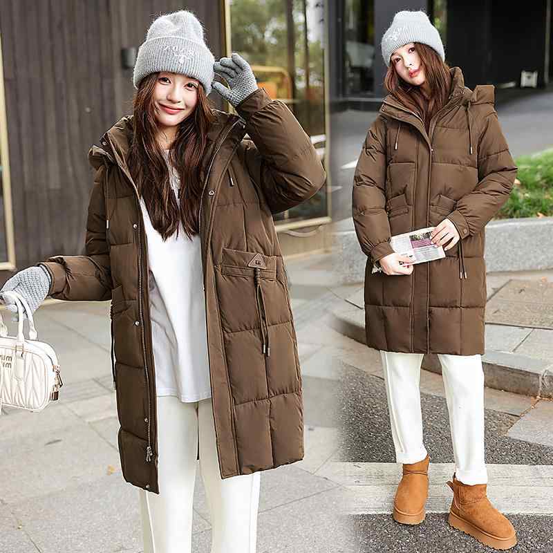 秋服 レディース ファッション オシャレ カワイイ シンプル 大人カワイイ 大きいサイズ ダウン コットン コート ミドル丈 冬 コットンコート 暖かい スリム コットン ジャケット
