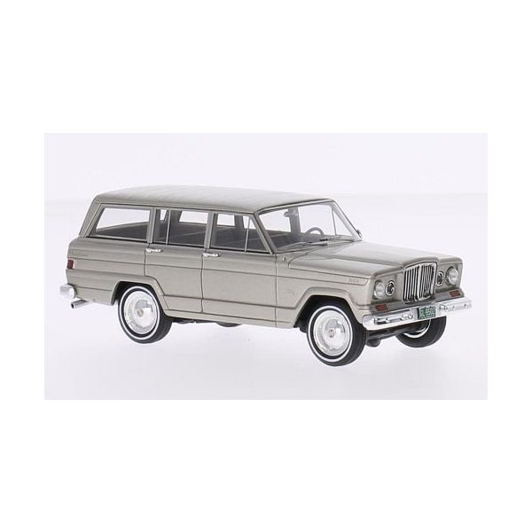 Jeep Wagoneer， metallic-beige， 1962， Model Car， Ready-made， GLM 1:43 並行輸入品