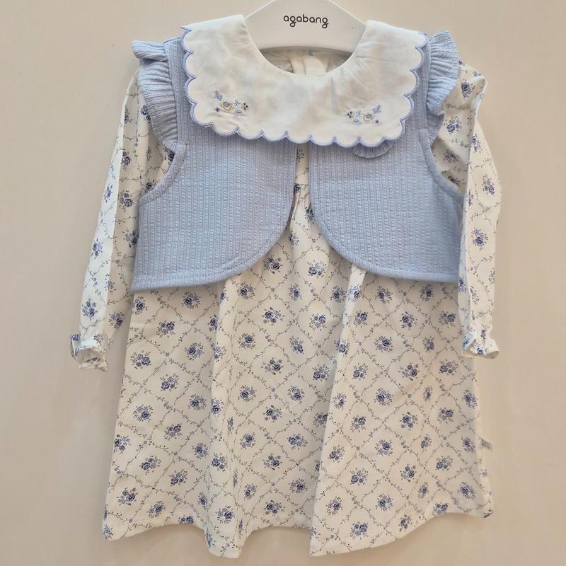 シンディフラワーワンピース(チョッキ) 01T124051_US