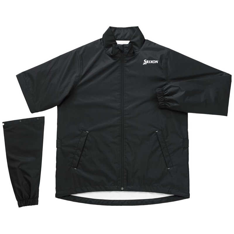 ダンロップ(スリクソン)　レインジャケット メンズ (Lサイズ/ブラック)　SMR4001J