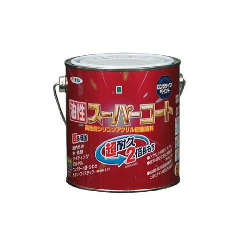 （まとめ買い）油性スーパーコート 0.7L 黄色 [x3缶セット]