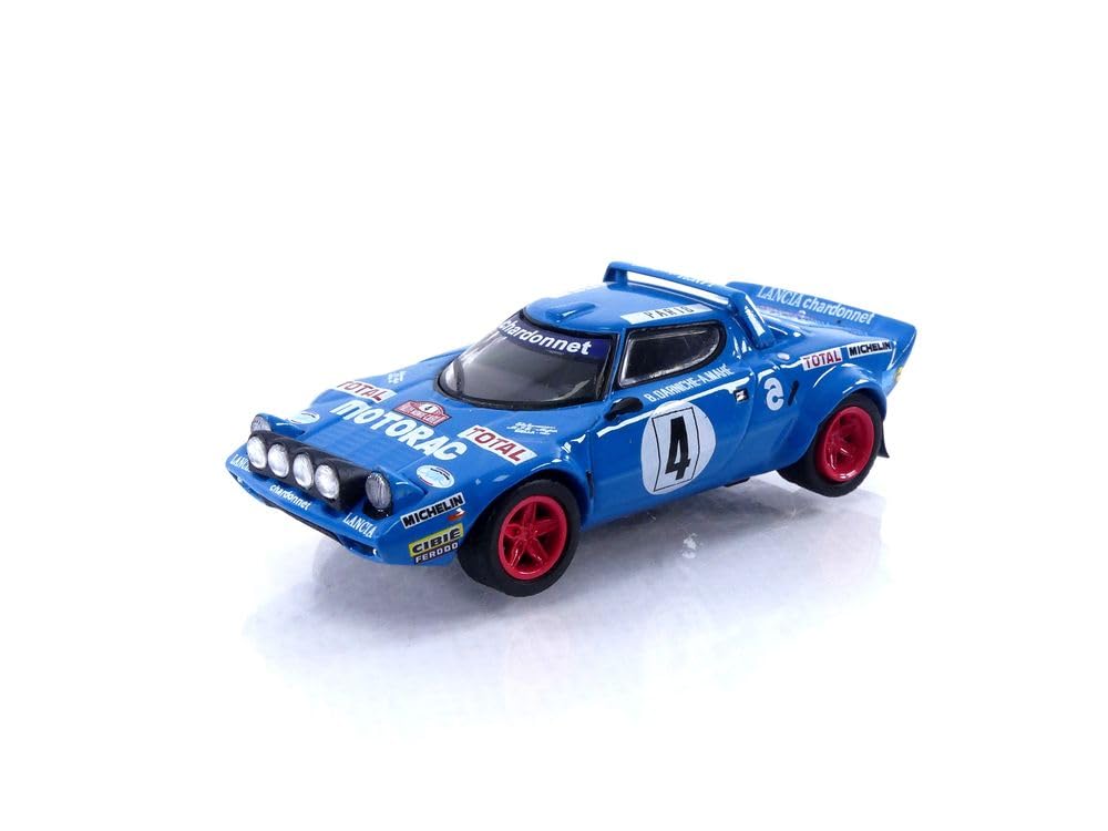 TrueScale Miniatures MINI GT 1/64 ランチア ストラトス HF モンテカルロラリー 1979 優勝車 #4 (左ハンドル) 完成品