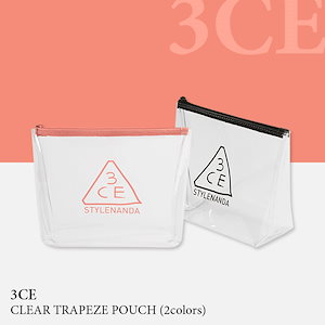 3CE CLEAR TRAPEZE POUCH / 3CE クリアー トラペーズ ポーチ