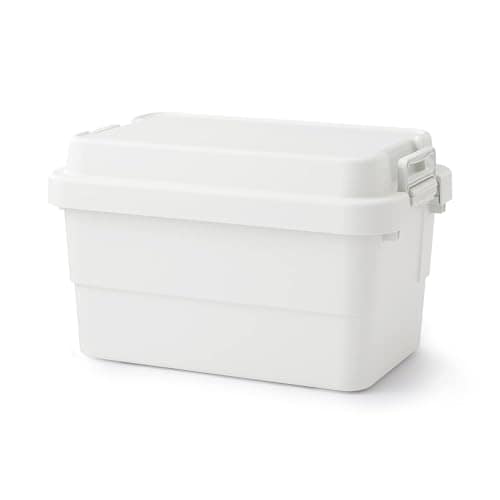 無印良品 【4個セット】再生ポリプロピレン入り 頑丈収納ボックス ホワイトグレー 大 84394331 衣装ケース 収納ケース 収納ボックス