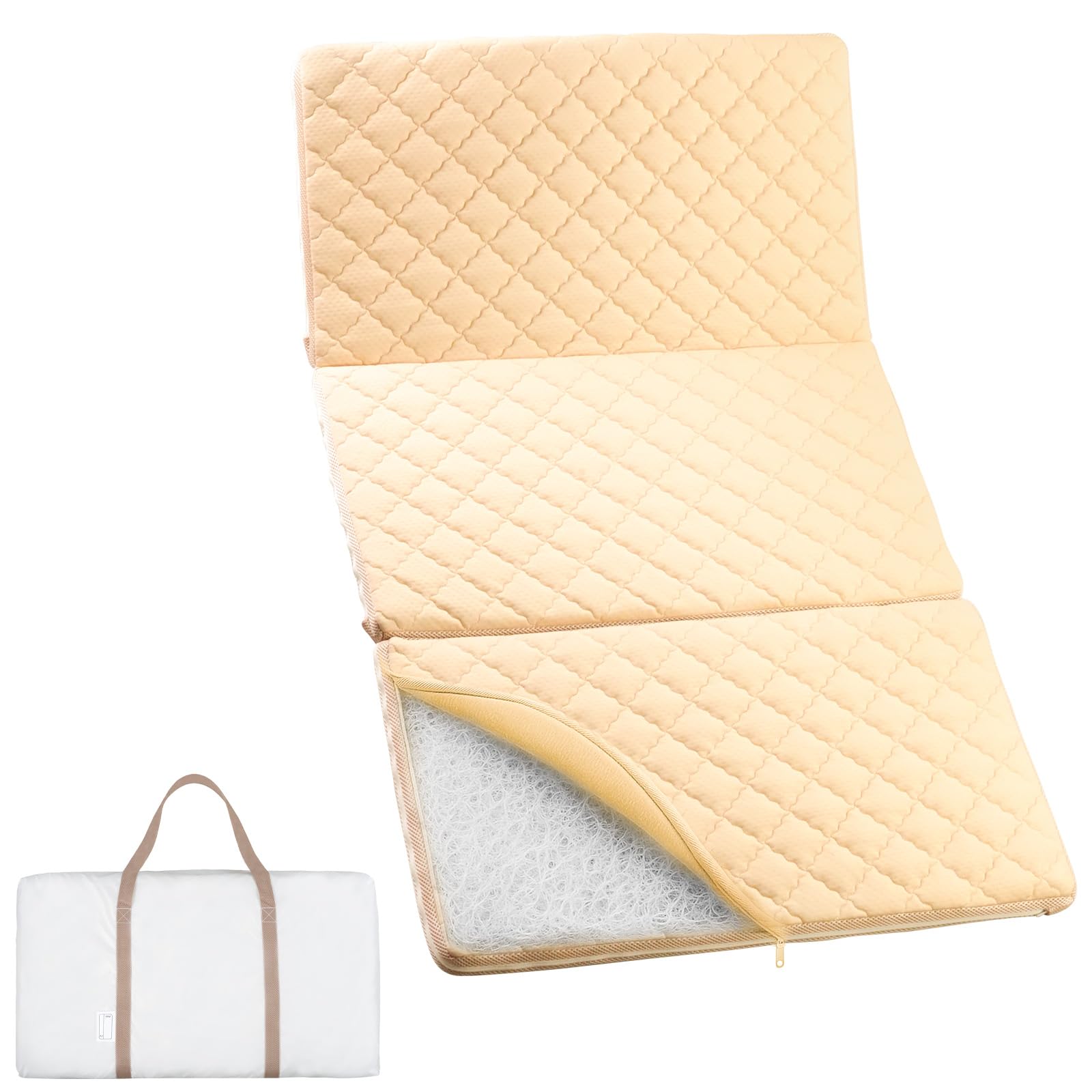 ベビー布団 敷布団のみマットレス 【シャワーで洗える/ムレない工夫】 ベビーベッド マットレス 洗える お昼寝布団 保育園 敷き布団のみ 持ち運び 軽量 キルティング素材 メッシュ 通気性 teco