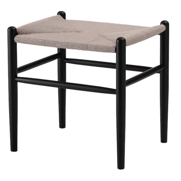 オークとペーパーコードのシンプルモダンなスツール form モダン 北欧 ダイニング キッチン ダイニングキッチン ダイニングチェア