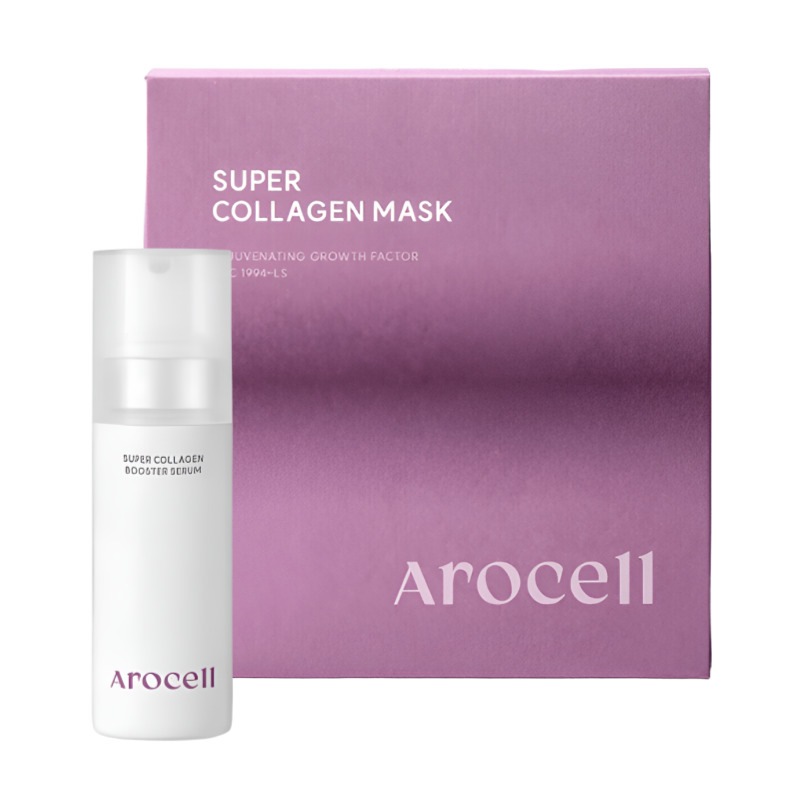 [コラーゲンセット]スーパーコラーゲンマスク1ボックス+スーパーコラーゲンブースターセラム