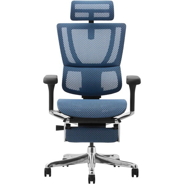 関家具 459646 Ergohuman FIT2-LPL-DR-BF-BL ブラックフレーム×ブルー オフィスチェア メーカー直送